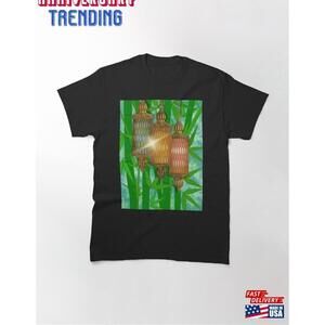 Tiki Bamboo Lantern Escape Classic Tshirt